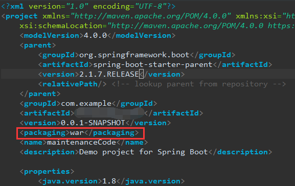 eclipse springboot工程打war包方法及再Tomcat中运行的方法